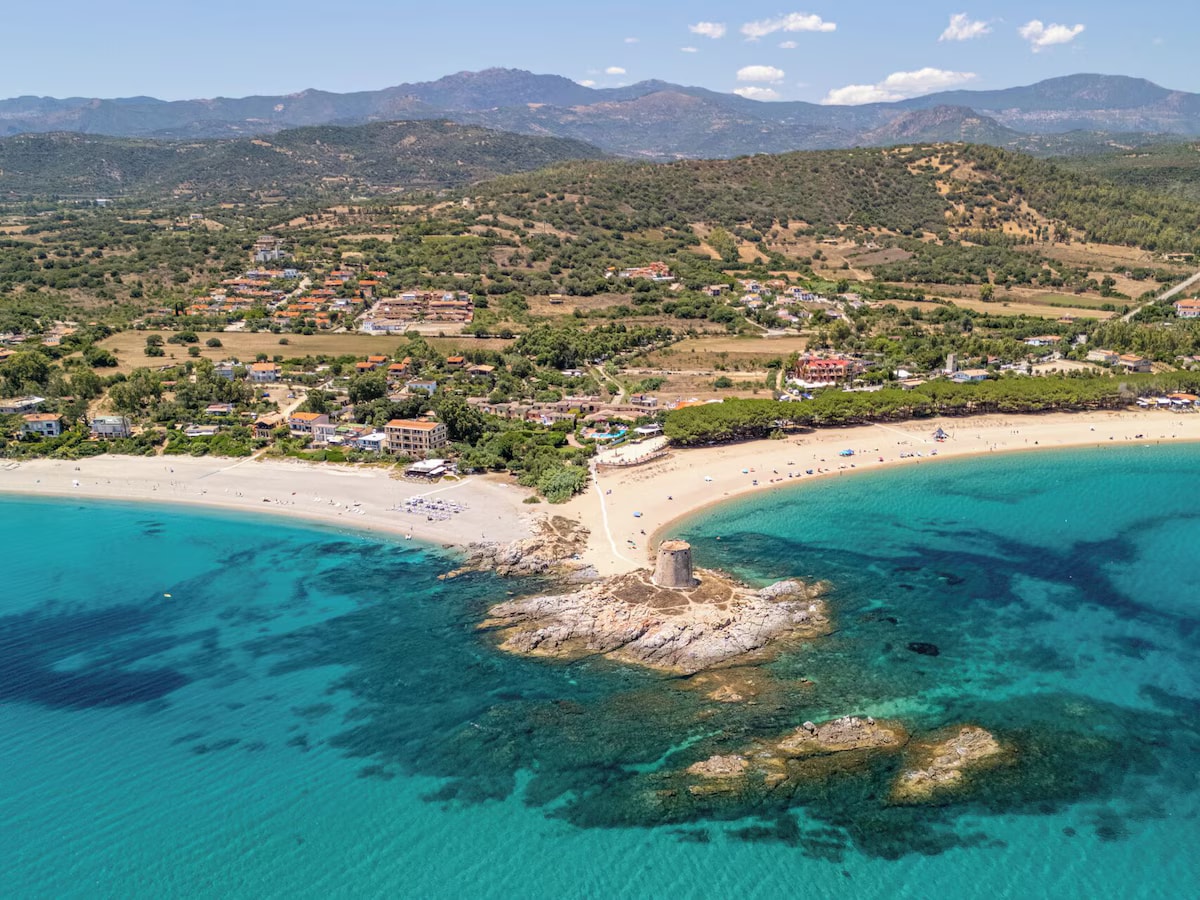 Sardinian coastline near Galanias Hotel